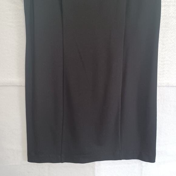 Chico's Jackie Sheath Dress Size 1.5 US M/10 Black SO SLIMMING Tummy Panel Zip - Picture 4 of 9